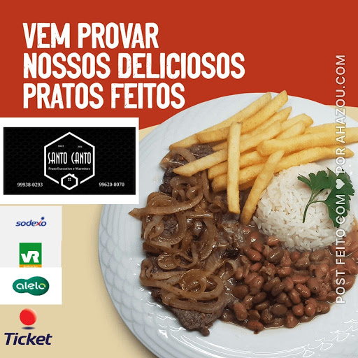 Logo da empresa - Santo Canto Prato Executivo e Marmitex