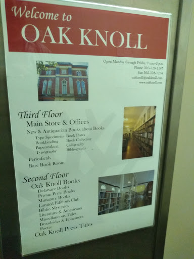 Used Book Store «Oak Knoll Books», reviews and photos, 310 Delaware St, New Castle, DE 19720, USA