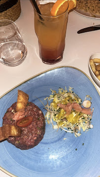 Steak tartare du Restaurant méditerranéen Plage Goéland à Cannes - n°12