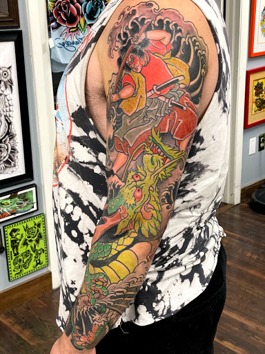 Explore tattoo ideas mens chest, creative tattoo ideas in Delmar, available at Resolute Tattoo