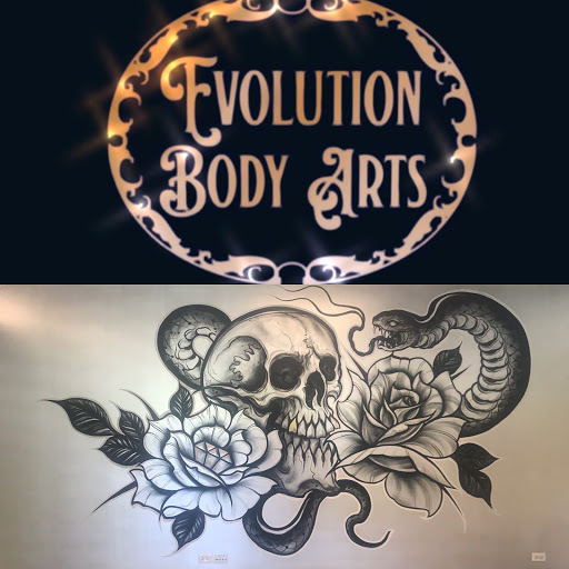 Explore haunted mansion tattoo ideas, creative tattoo ideas in Lake Bluff, available at Evolution Body Arts