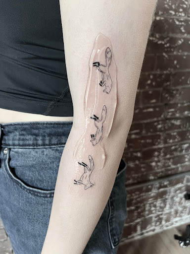 Explore small date tattoo ideas, creative tattoo ideas in Brooklyn, available at Skeleton Key Tattoo