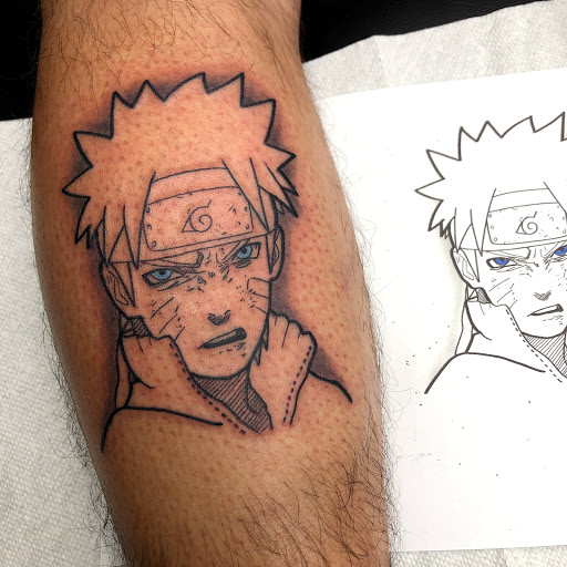 Explore simple naruto tattoo ideas, creative tattoo ideas in Apple Valley, available at Tried and True Tattoo Parlor