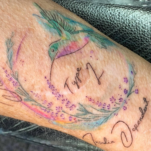 Explore bluebonnet tattoo ideas, creative tattoo ideas in Sarasota, available at Z-Edge Tattoo and Body Piercing North Shop