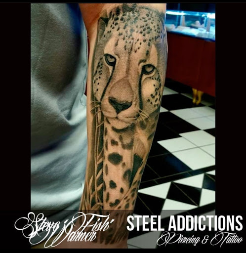 Explore butterfly tattoo sleeve ideas, creative tattoo ideas in Toledo, available at Steel Addictions