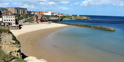 Foto av Cullercoats strand bekvämlighetsområde