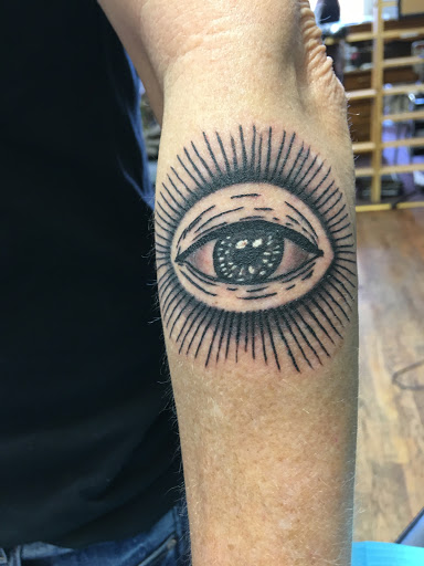Explore tree tattoo sleeve ideas, creative tattoo ideas in Eureka Springs, available at Sailors Luck Tattoo