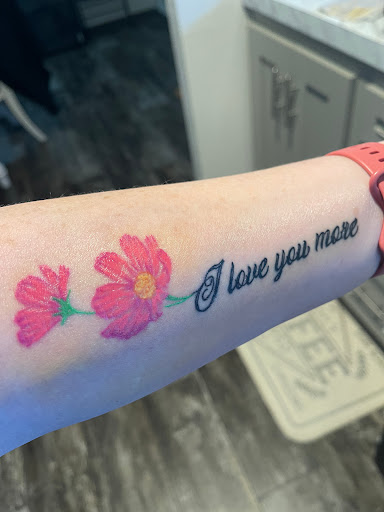 Explore cloud sleeve tattoo ideas, creative tattoo ideas in Greenville, available at Empire Ink LLC