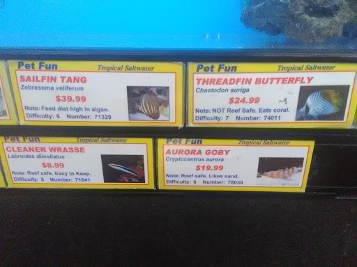 Pet Supply Store «Pet Fun At Harden Ranch Plz», reviews and photos, 1780 N Main St, Salinas, CA 93906, USA