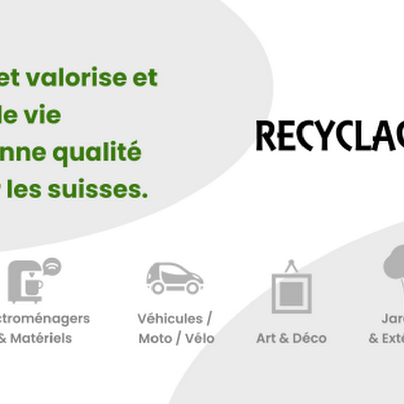 Recyclage Market | Brocante en Ligne - Occasion & Seconde Main à Lausanne