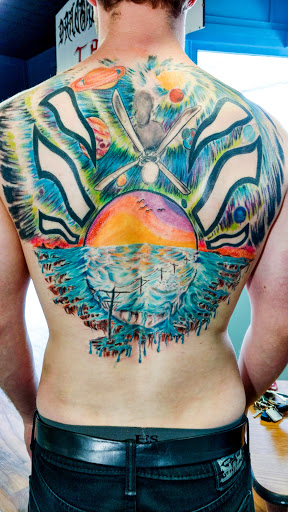 Explore small lion tattoo ideas, creative tattoo ideas in Lafayette, available at DragonsBane Tattoo & Body Piercing