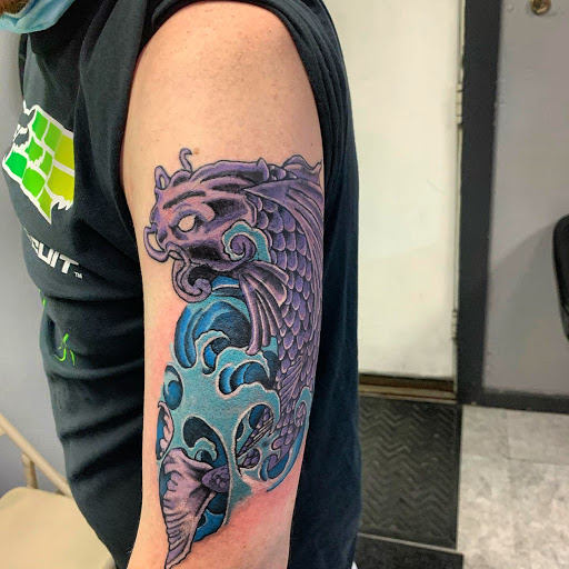 Explore feminine tattoo sleeve ideas, creative tattoo ideas in Hudson Falls, available at ALTERED ADDICTION TATTOOS