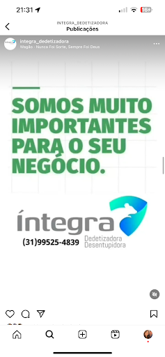 Logo da empresa - Integra Dedetizadora