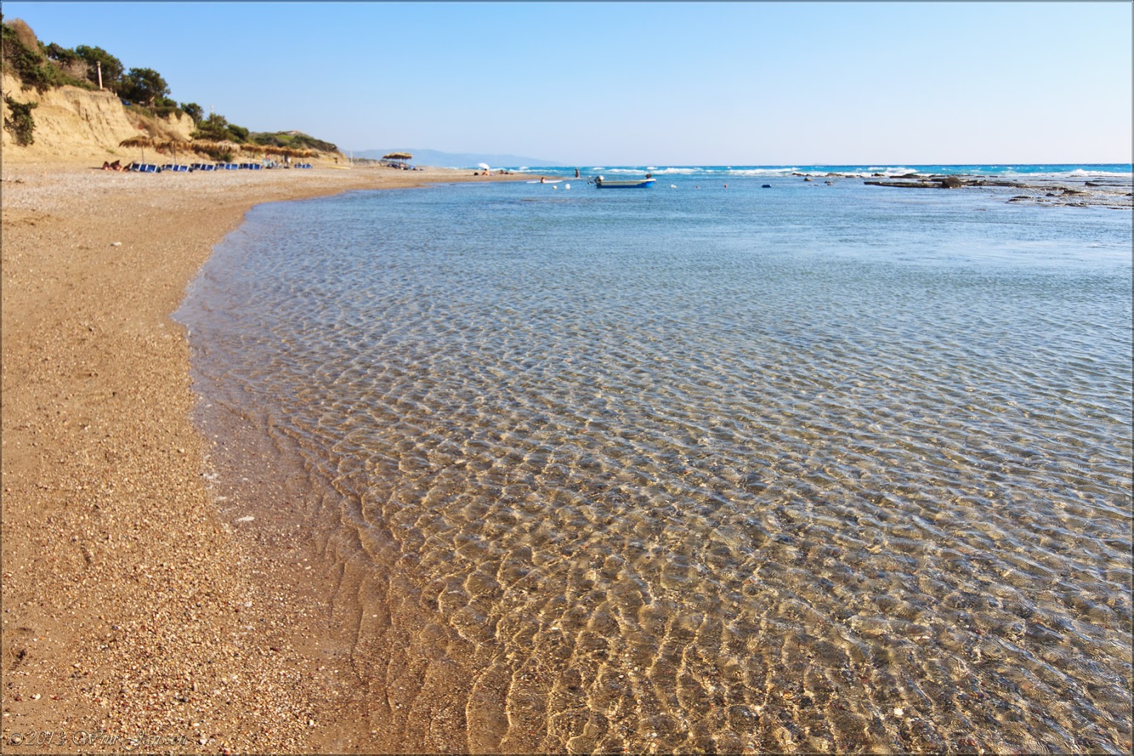 Foto van Limni Beach met hoog niveau van netheid