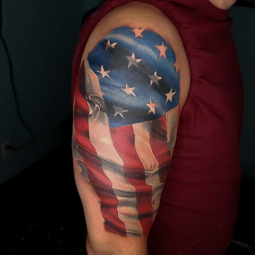 Find tattoo ideas for men stars for your next unique tattoo in Calhoun at A Sailors Grave Tattoo Parlor
