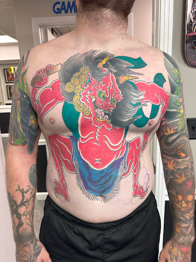 Explore resilience symbol tattoo ideas, creative tattoo ideas in Dickson, available at Tempest Tattoo Studio