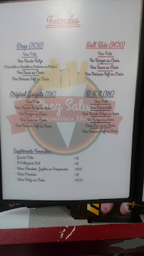 Chez Salva Friterie Belge saladerie à Digne-les-Bains menu
