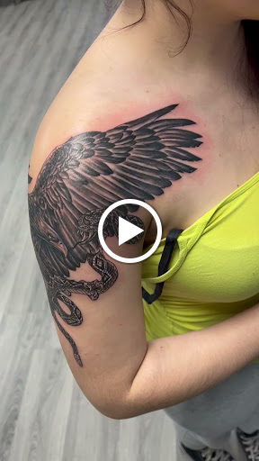 Explore iron tattoo ideas, creative tattoo ideas in Pittsburg, available at Delta Art & Tattoo