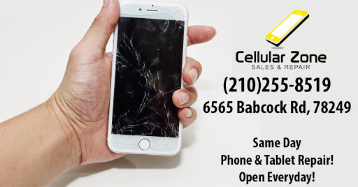 Cellular Zone - Sales & Repair, 6565 Babcock Rd, San Antonio, TX 78249, USA, 