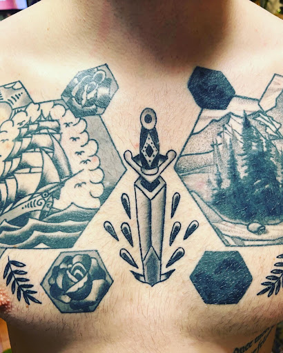 Explore nascar tattoo ideas, creative tattoo ideas in Hatfield, available at 1670 Tattoo