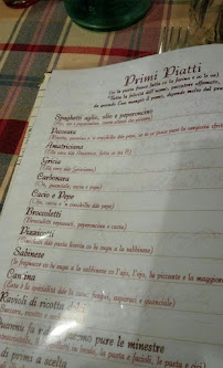 Cantina Centro d'Italia à Rieti menu