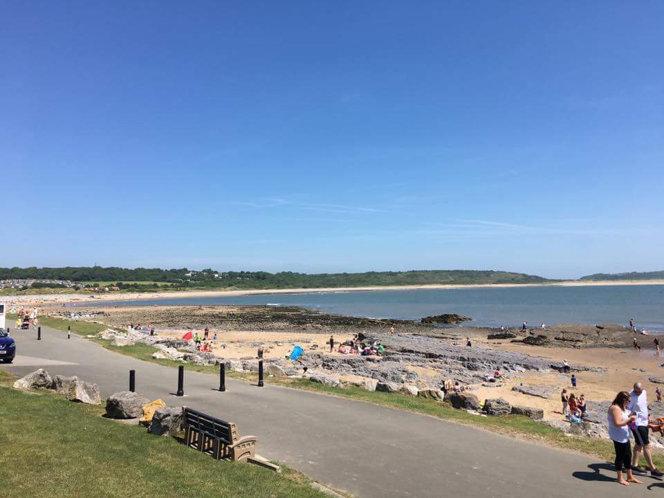 Photo of Porthcawl beach and the settlement
