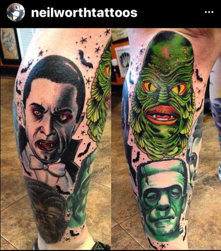 Explore sheet music tattoo ideas, creative tattoo ideas in Dallas, available at Lucky Draw Tattoo II