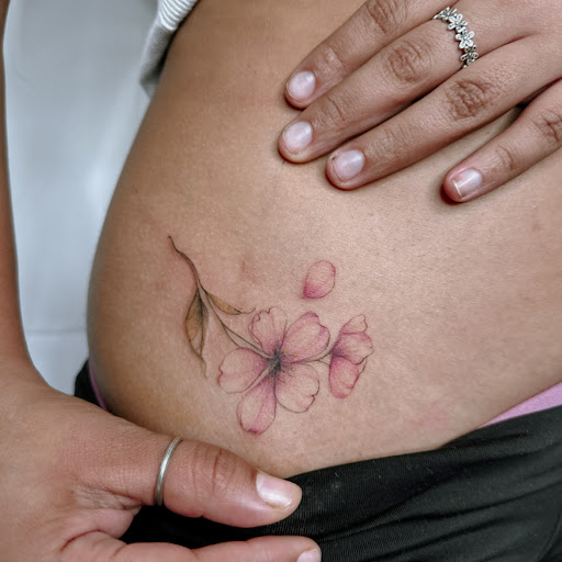 Explore sage tattoo ideas, creative tattoo ideas in Lincoln, available at Boutique Ink