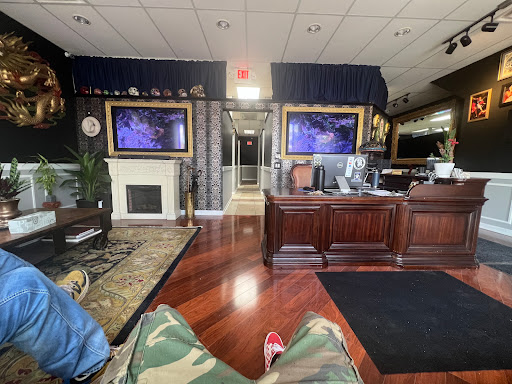 Explore stingray tattoo ideas, creative tattoo ideas in Milwaukee, available at Speakeasy Tattoo Co