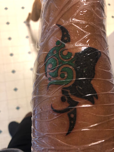 Explore fairy sleeve tattoo ideas, creative tattoo ideas in Chattanooga, available at The Sailors Den Tattoos and Piercing & The Scurvy Pearl Music Venue