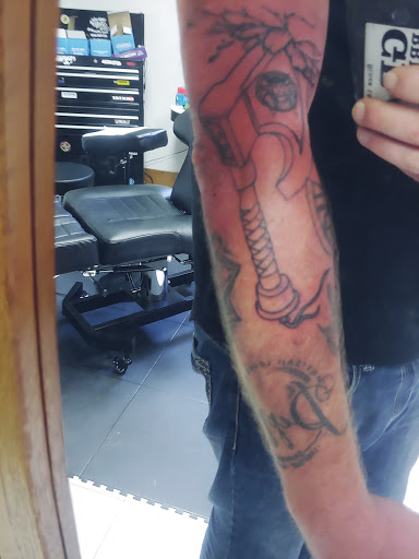 Explore tattoo ideas for knuckles, creative tattoo ideas in Centre, available at Leftys