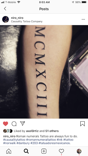 Tattoo Shop «CAUSALITY Tattoo Company», reviews and photos, 60 Connecticut Ave #6, Norwalk, CT 06850, USA