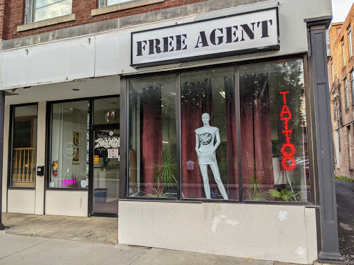 Find cool skull tattoo ideas for your next unique tattoo in Oneonta at Free Agent