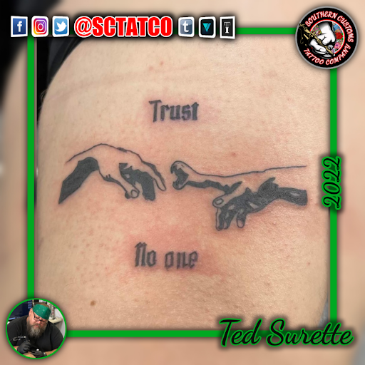 Explore cute flash tattoo ideas, creative tattoo ideas in Fayetteville, available at Southern Customs Tattoo Company