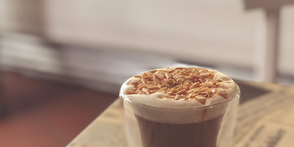 Koffie in de bakkerij