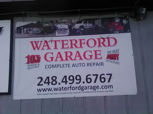 Auto Repair Shop «Waterford Garage», reviews and photos, 3783 Elizabeth Lake Rd, Waterford Twp, MI 48328, USA