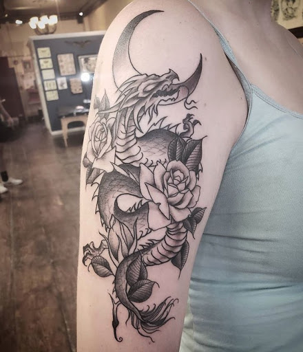 Explore marathon running tattoo ideas, creative tattoo ideas in Wappingers Falls, available at Graceland Tattoo