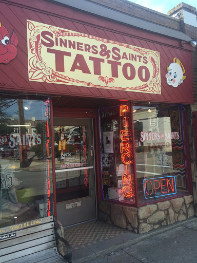 Tattoo Shop «Sinners & Saints Tattoo», reviews and photos, 252 S Highland Ave, Pittsburgh, PA 15206, USA