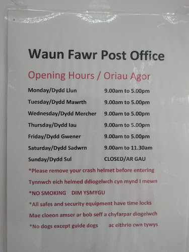 Reviews of Waun Fawr Post Office in Aberystwyth - Post office