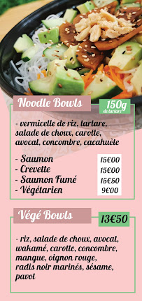 Choux Wasabi à Marmande menu