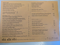 Chá Chá Chá em Olhão menu n° 3