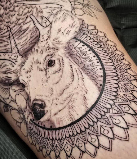 Explore marine corps sleeve tattoo ideas, creative tattoo ideas in Anchorage, available at SDITATTOO, LLC