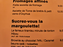 Carte du Escampette - Bistrot à vins à Issy-les-Moulineaux
