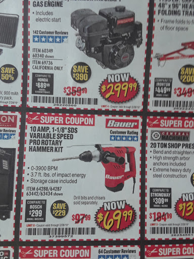 Hardware Store «Harbor Freight Tools», reviews and photos, 9120 Parkway E A, Birmingham, AL 35206, USA