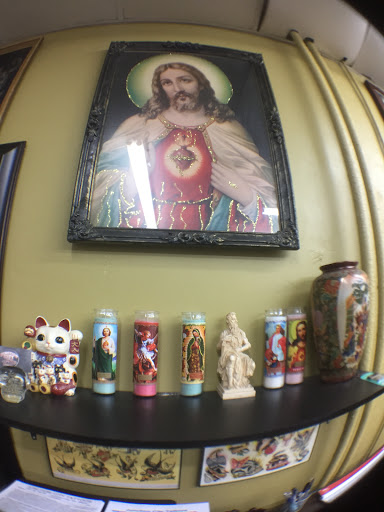 Explore patchy tattoo ideas, creative tattoo ideas in Junction City, available at Junction City Tattoo