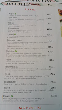 Restaurant italien Del Arte à Échirolles (le menu)