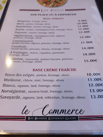 Le Commerce à Agde menu