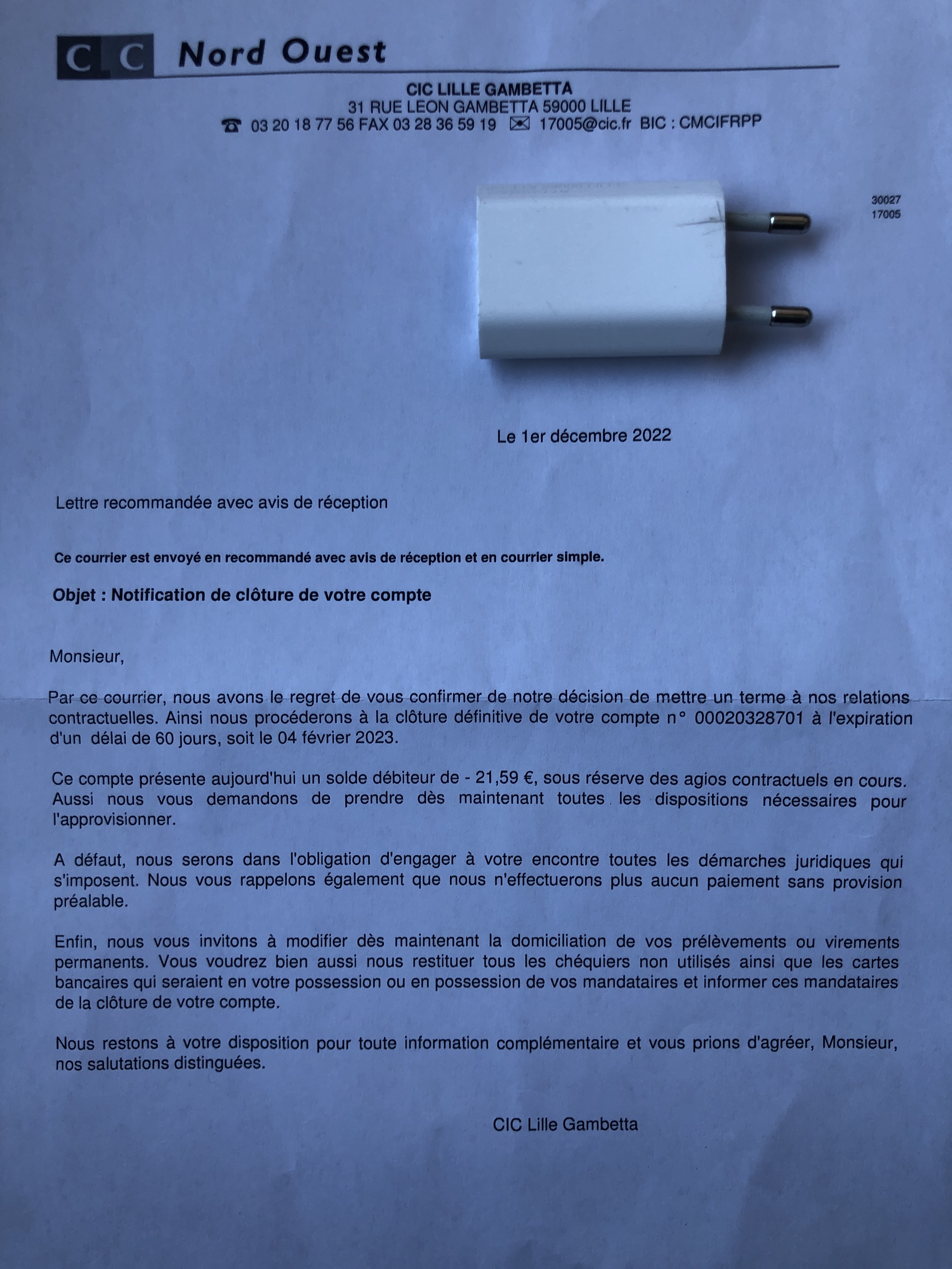 Photo n° 1 de l'avis de Sof.a fait le 06/12/2022 à 12:05