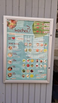 Restaurant hawaïen KOCHAI à Paris - menu / carte