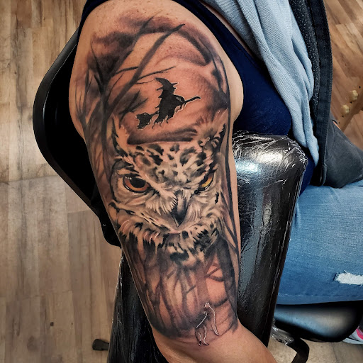 Explore queen crown tattoo ideas, creative tattoo ideas in Whitehall, available at Legion Tattoo Gallery